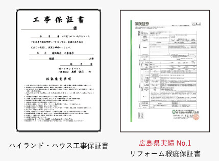 工事保証書