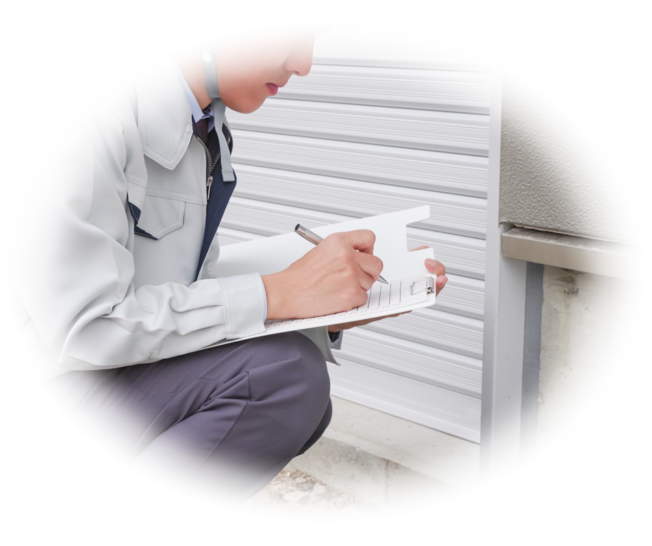 住宅点検の様子