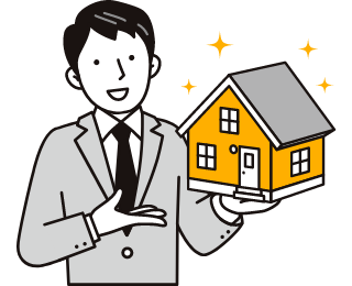 建て替えを勧める男性